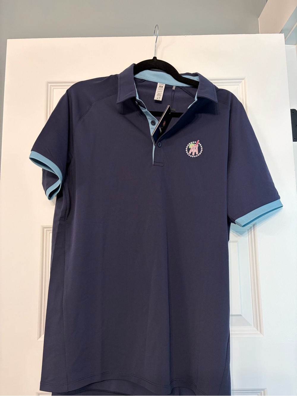 Men's Navy Barstool Sports Polo